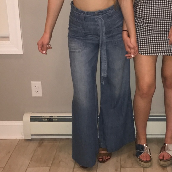 ANTHROPOLOGIE FLARE JEANS - Picture 1 of 4